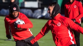 How could wet, cold conditions in Edmonton affect players returning from injury?