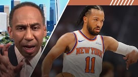 Why Stephen A. believes Brunson has more pressure than Wemby to win title