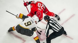 'We are going to play our game': Vegas not concerned about starting in Carolina