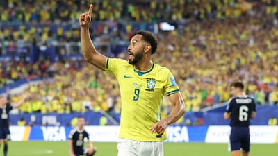 Guimaraes sets up Cunha who buries to extend Brazil's lead 