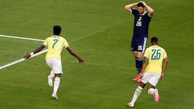 Vinicius Jr. gifted an early goal against Scotland