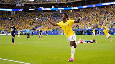 Vinicius Jr. dominant again for Brazil in win over Scotland