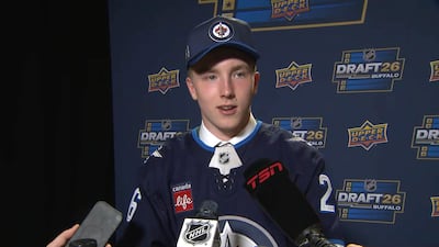 'Super special': Bjorck chats being drafted by the Winnipeg Jets