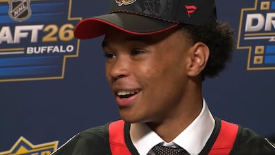 'A couple tears': Sens' pick Cover hopes to inspire players from unconventional places
