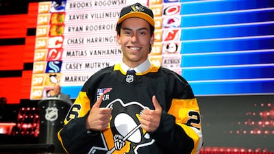 Penguins reunite Ruck twins at NHL Draft; Flames draft Jarome Iginla's son Joe