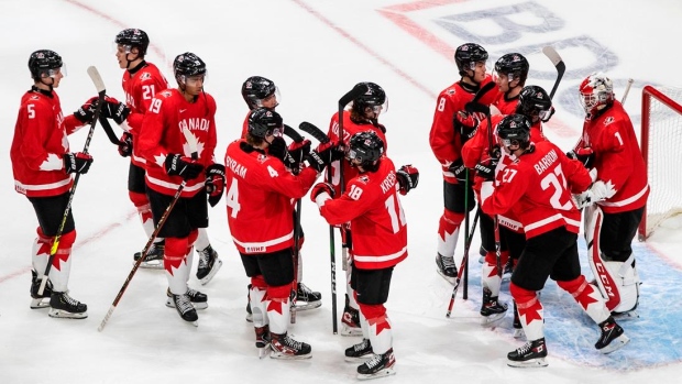 Team Canada Celebrates, The Canadian Press Team Canada Celebrates